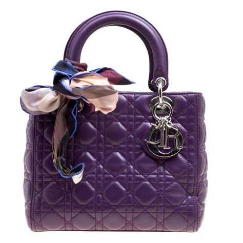 purple lady dior bag|price of lady dior bag.